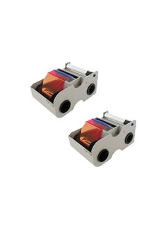 Fargo 44200 YMCKO Color Ribbons - 2 Pack Bundle