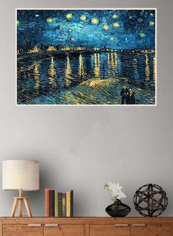 طقم ديكور للحائط بتصميم صورة كريستالية ماسية خماسية الأبعاد يمكنك تركيبها بنفسك أزرق/أصفر/أخضر 30 x 10Ø³Ù†ØªÙŠÙ…ØªØ± - Image 2