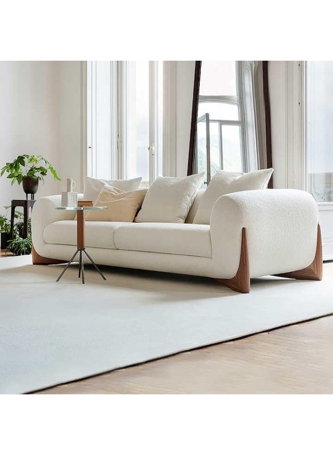 Poppins Home Poppins HOME Modern Recliner Sofa with Wooden Legs (3VSEATER)  - Image 1