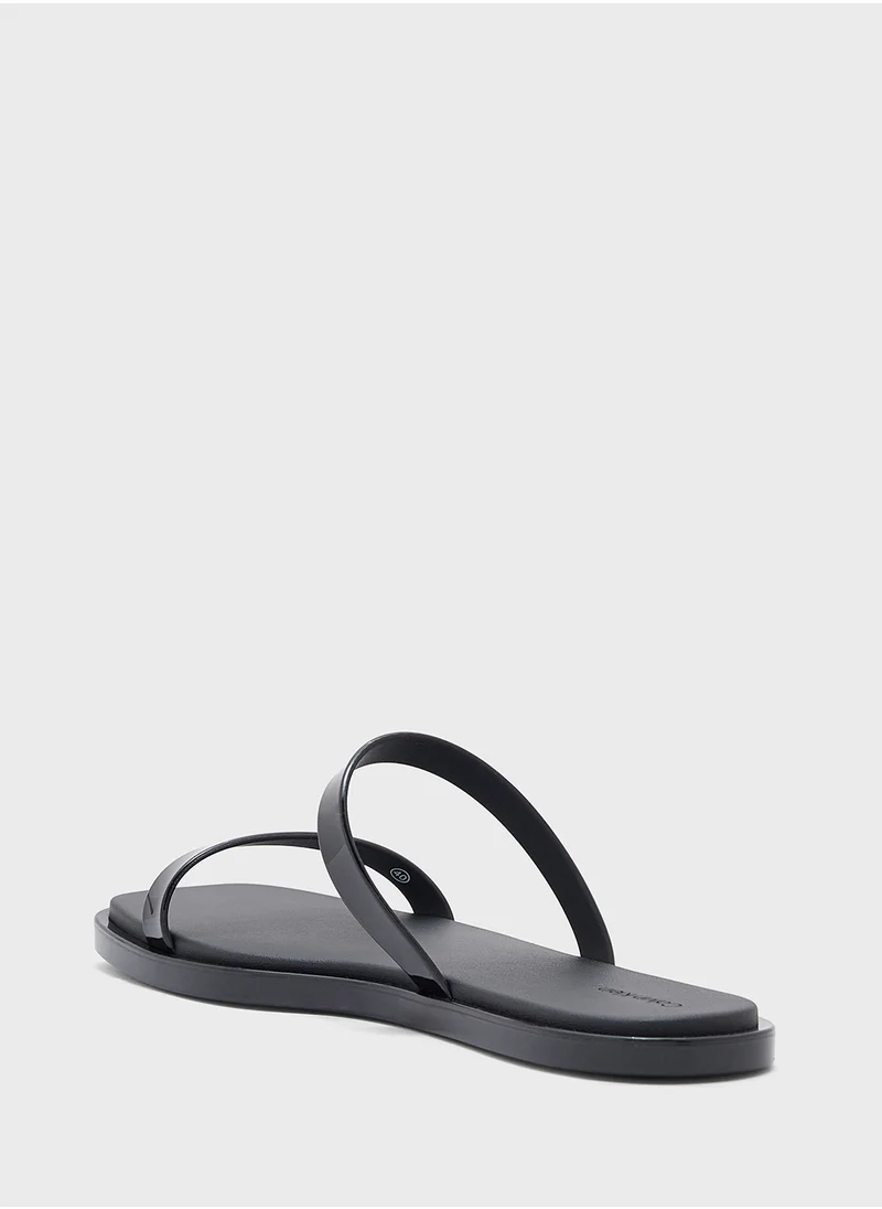 كالفن كلاين DOUBLE BAR SLIDE - JELLY