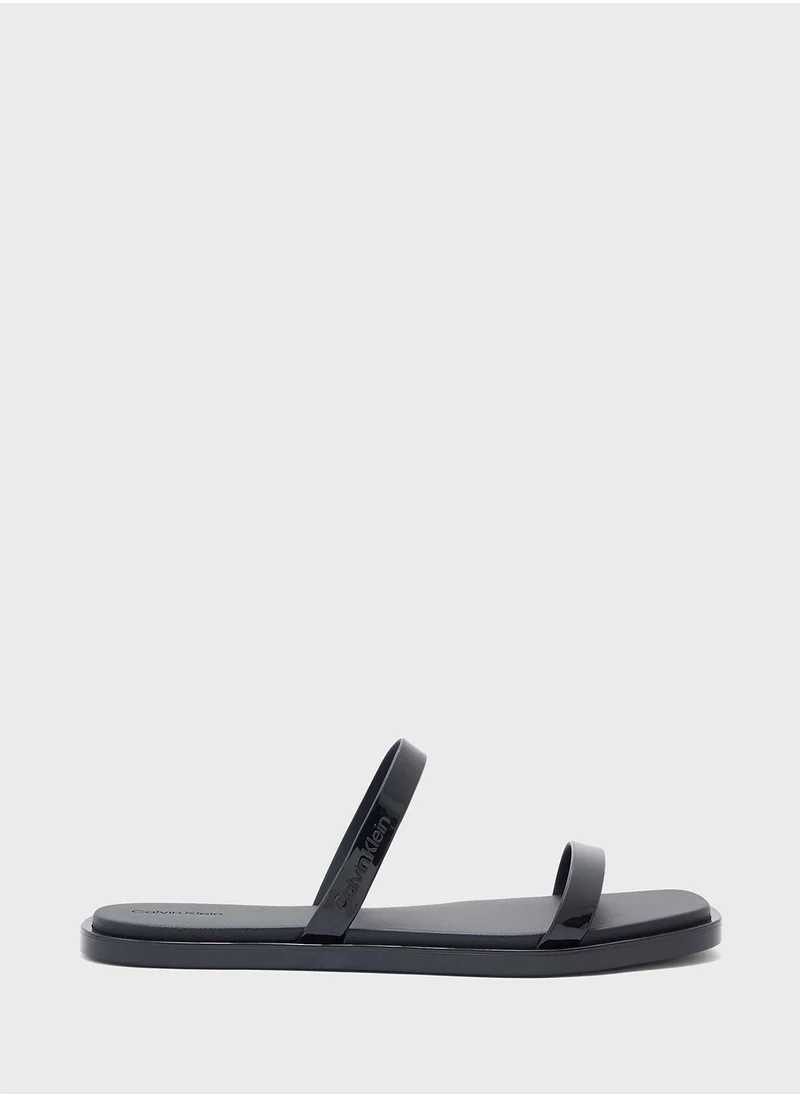 كالفن كلاين DOUBLE BAR SLIDE - JELLY