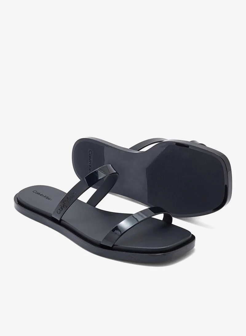 CALVIN KLEIN  DOUBLE BAR SLIDE - JELLY for Women | Best Price UAE