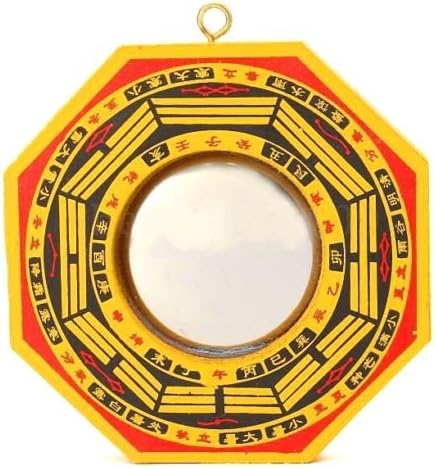 EatingBiting 5 Inch Traditional Chinese Feng Shui Convex Bagua Mirror  Concave Bagua MirrorLucky Fengshui Gift - Image 2