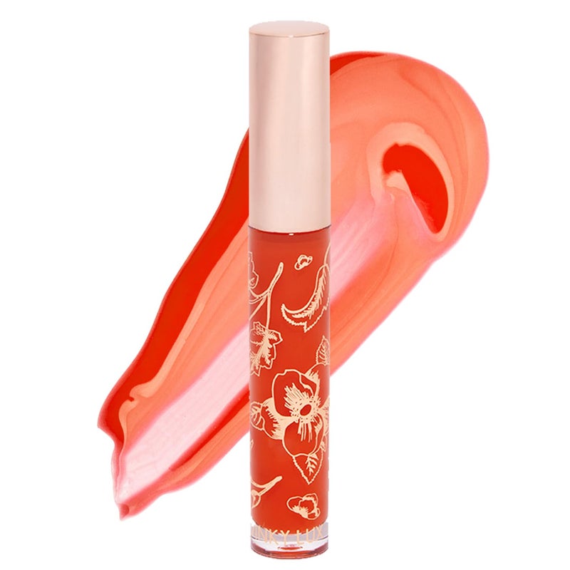 Winky Lux Grapefruit Fruity Gloss pH Lip Stain, Non Sticky Lip Gloss, Tinted Lip Oil, Lip Lacquer, Yummy Fruit Lip Gloss, Jojoba Oil for Hydration & Shine, Soft Grapefruit Scent - Image 1