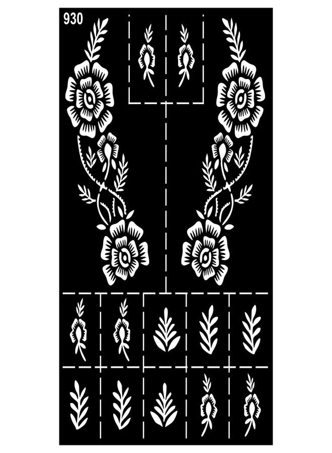 VANVATI Professional Finish Mehndi Stencils for DIY Artistic Hand at Home - Image 2
