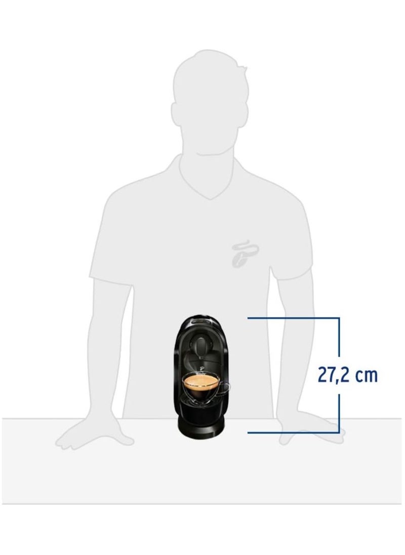 Tchibo - Cafissimo PURE Black Coffee Machine - Espresso & Coffee Maker | Automatic Brewing | Compact Design | Energy Efficient | Easy to Clean - Image 1