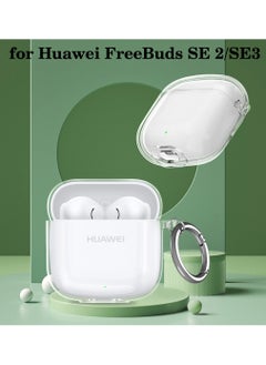 Youque Clear Case for Huawei FreeBuds SE 2/SE 3, Shockproof Anti-Yellowing, Soft TPU Protective Covers Skin  - Image 1