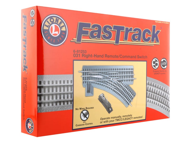 Lionel FasTrack O31 Remote/Command Switch RH - Image 3