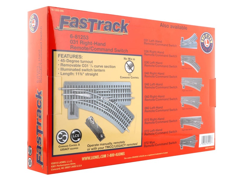 Lionel FasTrack O31 Remote/Command Switch RH - Image 4