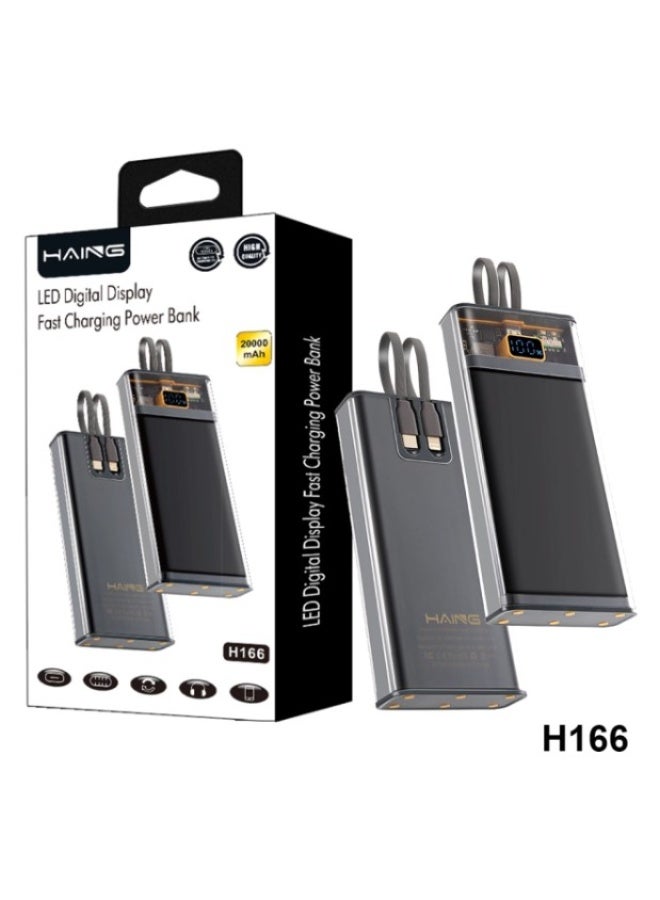 Haing شاحن هاتف محمول لجهاز آيفون 14/13، 20000 مللي أمبير بنك طاقة - Image 1