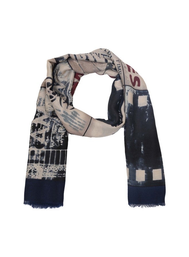 FabSeasons Cotton Viscose Abstract Printed Soft Scarf/Scarves, Shawl and Stoles for Women, Size - 85 * 180 cms - Image 4