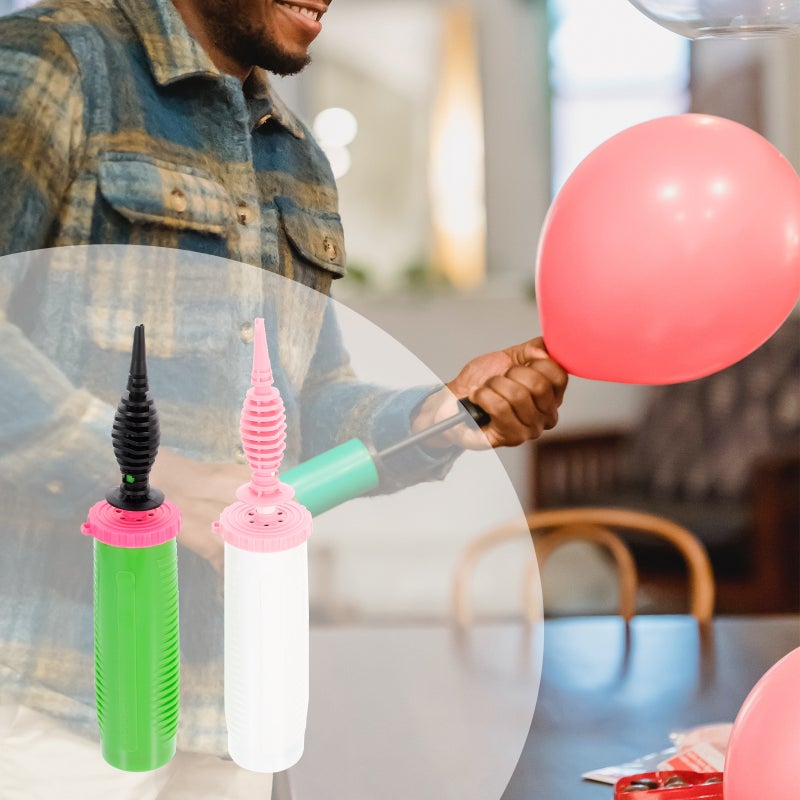 2Pcs Balloon Pumps Versatile Hand Pumps Party Two-way Air Pumps - Image 4