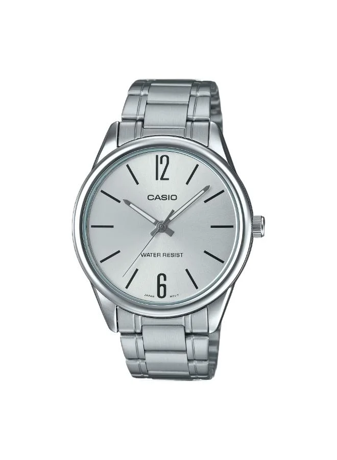 كاسيو Men's Stainless Steel Analog Watch MTP-V005D-7BUDF - 47X41  mm