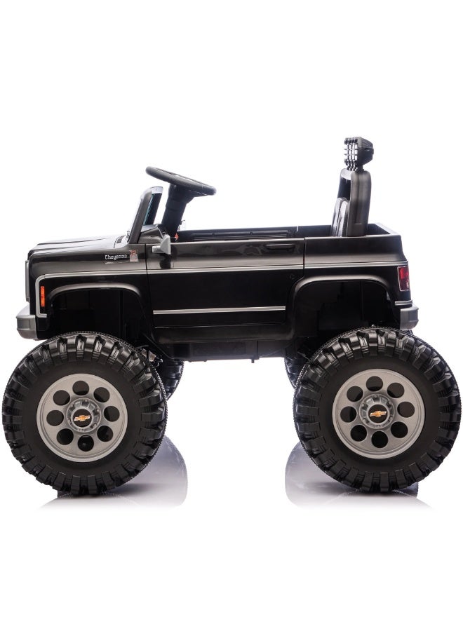 Chevrolet Cheyenne Pick Up 24V 4M Ride On Black TR2501 - Image 5