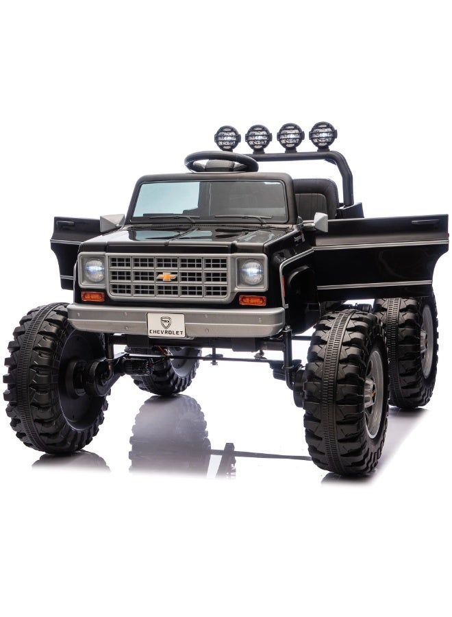 Chevrolet Cheyenne Pick Up 24V 4M Ride On Black TR2501 - Image 3
