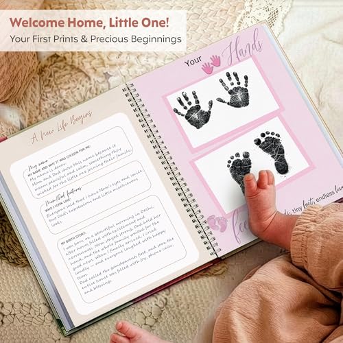 a baby cherry كتاب سجل ذكريات الطفل - كتاب الذاكرة ومذكرة الطفل || 80 صفحة || كتاب ذكريات المراحل المهمة للأولاد والبنات (0 إلى 5 سنوات) - هدية مثالية للمولودين الجدد والآباء الجدد - Image 4