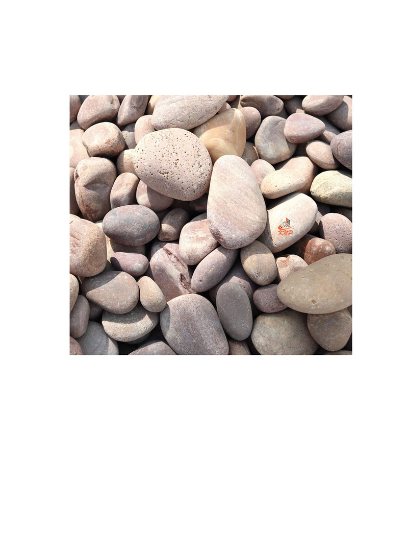 KNP Red River stone Natural Garden Material 5-8 CM 10KG - Image 1