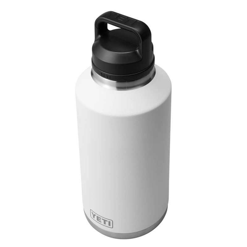 YETI Rambler 64 oz Bottle, Vacuum Insulated, Leakproof, Stainless Steel with Chug Cap, White - Image 3