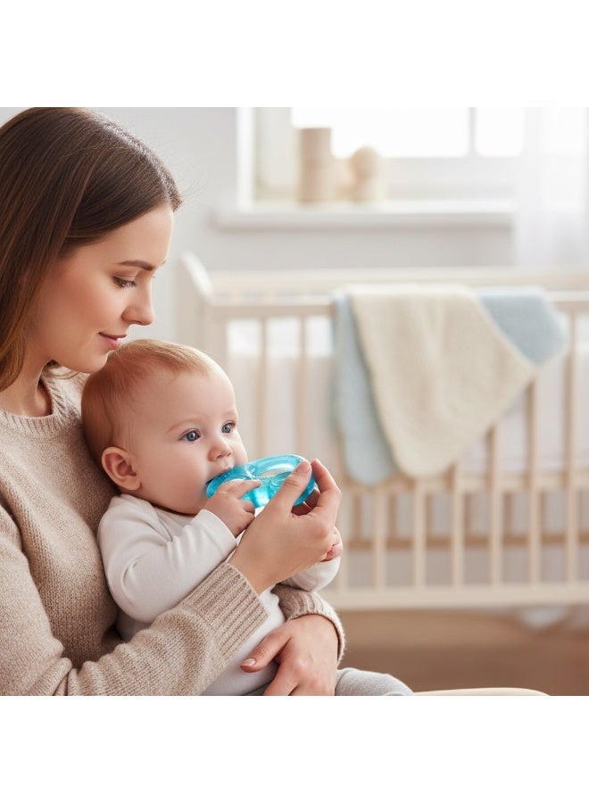 Canpol Babies Water Teether | 3m+ | BPA Free | Car Shape | Gentle on Baby’s Gums | Can Be Cooled for Extra Relief | Blue - Image 3