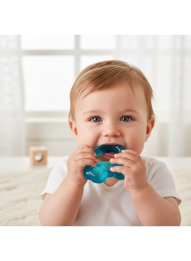 Canpol Babies Water Teether | 3m+ | BPA Free | Car Shape | Gentle on Baby’s Gums | Can Be Cooled for Extra Relief | Blue - Image 5