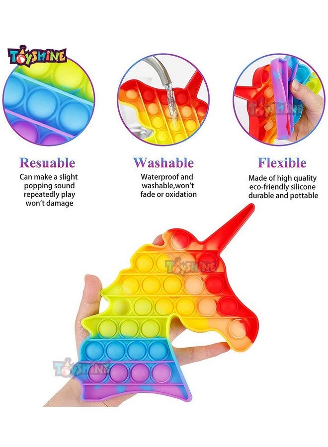 Toyshine 15 Pcs Stationery Set Gift for Kids Boys Girls Toddler | Art Craft Birthday for 3 4 5 6 7 8 9 Year Old | Return Gift Party Favor- 1 Pop it, 4 Pencils, 10 Erasers - Image 4