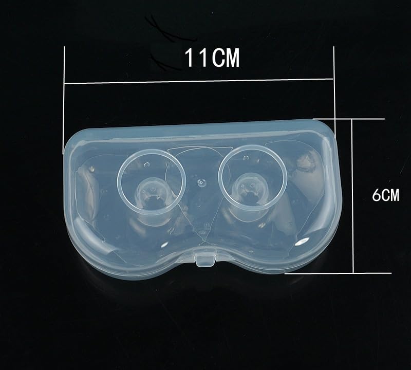 Finever Nipple Shields for Nursing Newborn for Women Breastfeeding Baby Premium Contact Nippleshield for with Latch Difficulties or Flat or Inverted Nipples Clear 20mm078inch 2 Count - Image 3