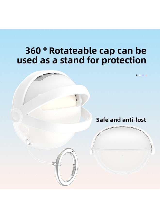 For Huawei FreeClip Protective Case Pro3 Lock 5i Silicone 6i Soft Case Freebudspro4 Earphone Case-Color:White-Model:FreeClip - Image 4