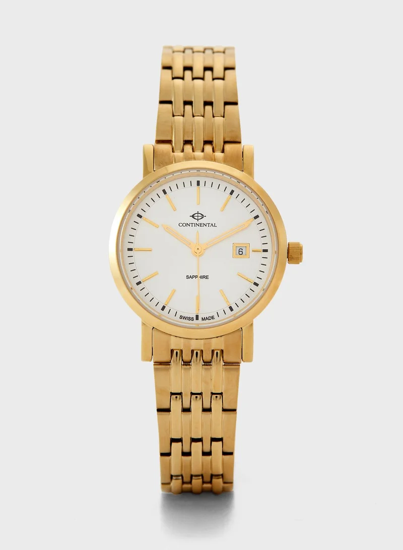 CONTINENTAL Steel Strap Analog Watch