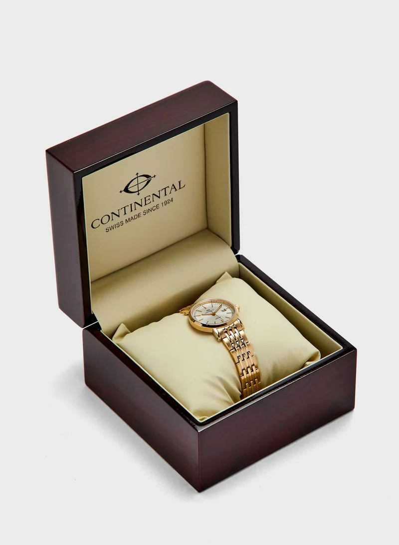 CONTINENTAL Steel Strap Analog Watch