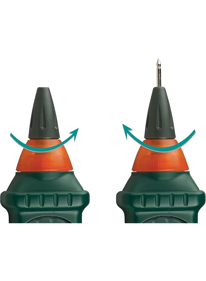 إكستيك 381676A مقياس متعدد على شكل قلم مزود بخاصية Ncv مدمجة، مقياس متعدد على شكل قلم مزود بـ 9 وظائف، مقياس متعدد على شكل قلم بنطاق تلقائي/يدوي، شاشة LCD كبيرة عالية التباين، 2000 عداد، أخضر - Image 4