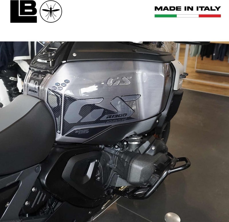 labelbike ملصقات 3D من labelbike لدراجة BMW R1300 GS Adventure - أسود كربوني رمادي - Image 3