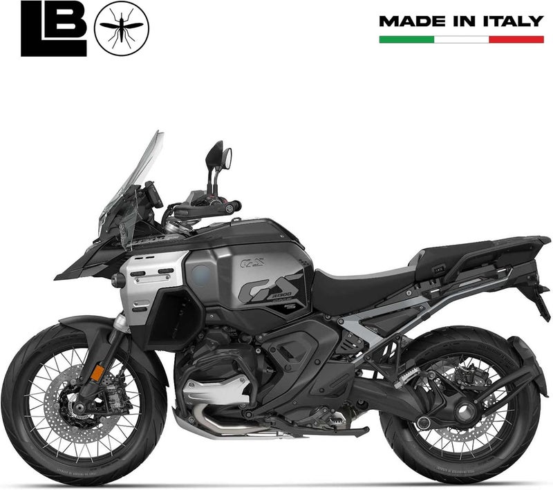 labelbike ملصقات 3D من labelbike لدراجة BMW R1300 GS Adventure - أسود كربوني رمادي - Image 4