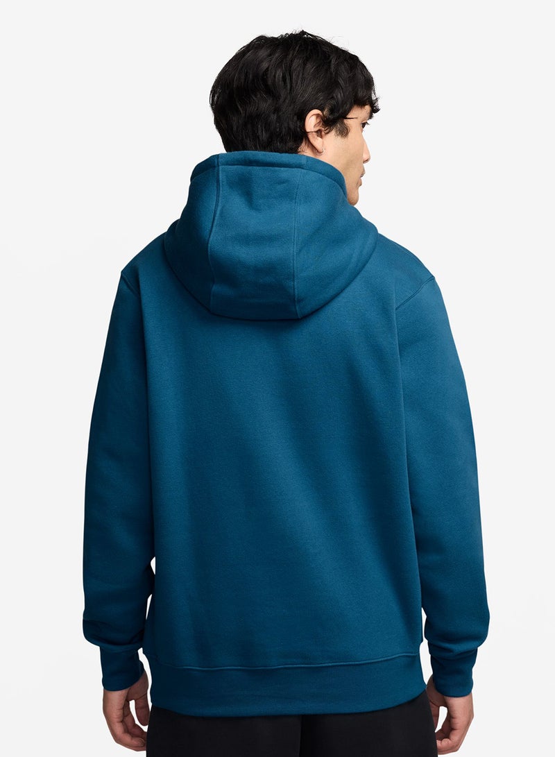 Nike Club Brushed Pullover Graphic Hoodie - Image 2