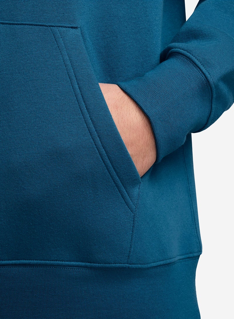 Nike Club Brushed Pullover Graphic Hoodie - Image 3