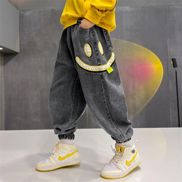 Children'S Wear Boys Pants Eight Seasons New Children'S Jeans Boys Spring Zhongda Children'S Trousers - Image 5