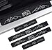Zteyuzo 4PCS Carbon Fiber Door Sill Protectors FrontRear AntiScratch Entry Guard fit for Ford Bronco - Image 2
