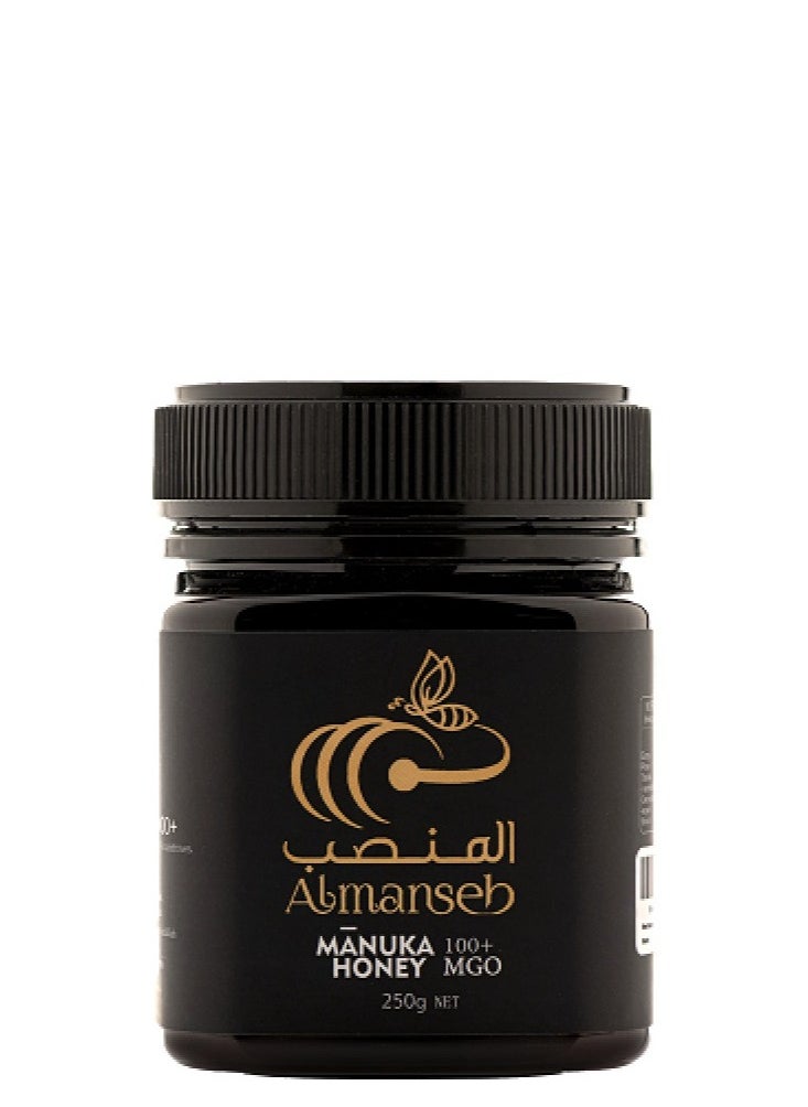Almanseb Almanseb Natural And Delicious Manuka Honey, 100% Original, MGO 100 + (250g)  - Image 1