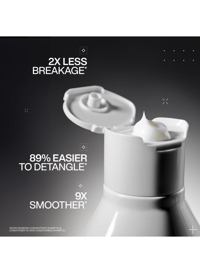 REDKEN Acidic Bonding Concentrate Conditioner For Damaged Hair Repair - Strengthens and Repairs Weak and Brittle Hair, Sulfate-Free, With Citric Acid - Image 2
