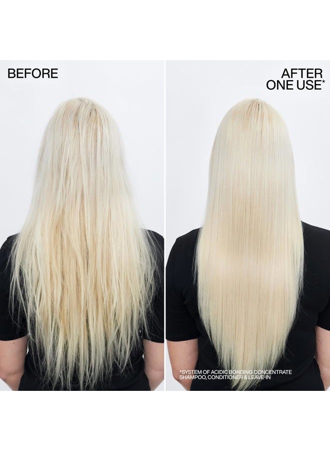 REDKEN Acidic Bonding Concentrate Conditioner For Damaged Hair Repair - Strengthens and Repairs Weak and Brittle Hair, Sulfate-Free, With Citric Acid - Image 3
