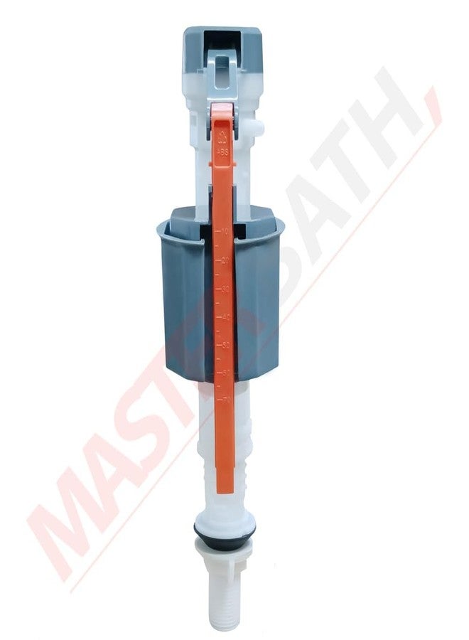MesterBath Toilet Flush Tank Parts | Flush Tank Accessories | Ball Valve, Ball Cock, Toilet Fill, Flush Valve Replacement & Automatic Flush Tank Repair Kit (Grey) - Image 4