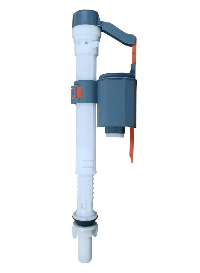 MesterBath Toilet Flush Tank Parts | Flush Tank Accessories | Ball Valve, Ball Cock, Toilet Fill, Flush Valve Replacement & Automatic Flush Tank Repair Kit (Grey) - Image 1