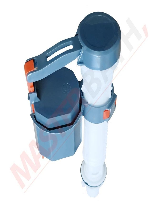 MesterBath Toilet Flush Tank Parts | Flush Tank Accessories | Ball Valve, Ball Cock, Toilet Fill, Flush Valve Replacement & Automatic Flush Tank Repair Kit (Grey) - Image 5