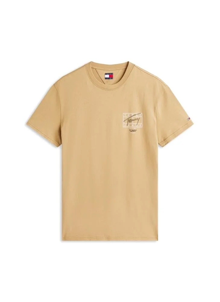 TOMMY JEANS  Regular Sign Spray T-Shirt for Men | Best Price UAE
