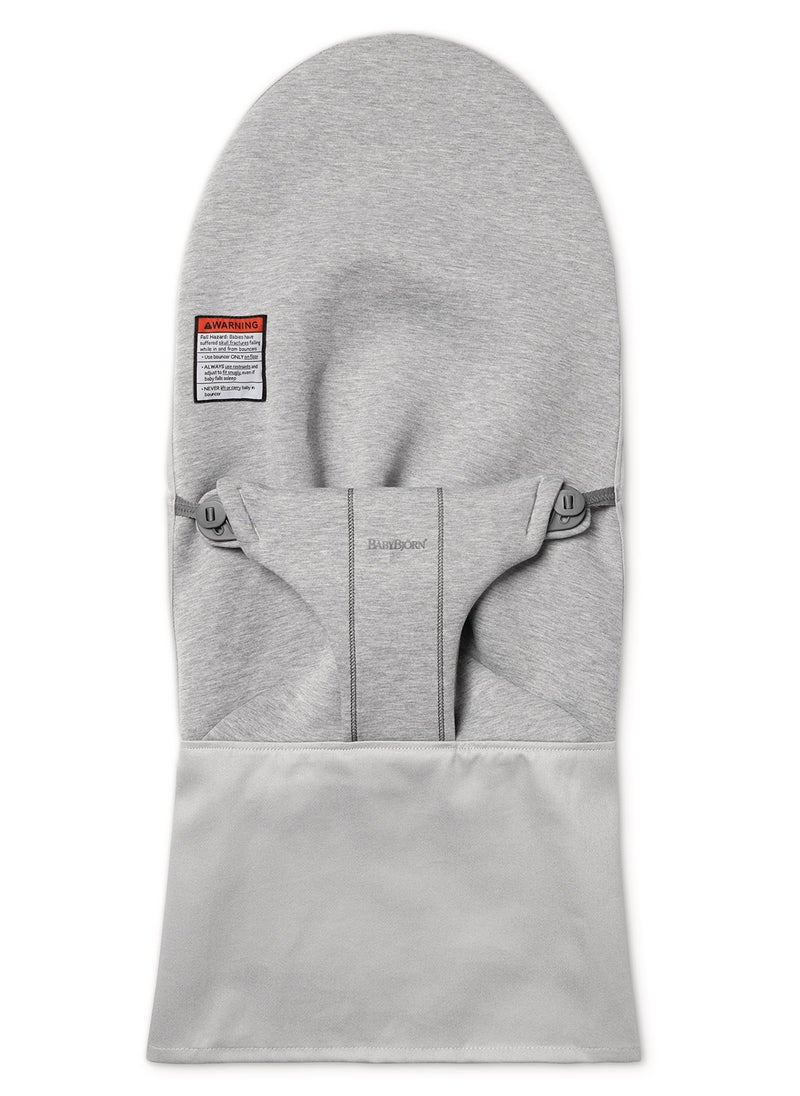 BABYBJORN - Fabric Seat 3D Jersey Baby Bouncer Bliss Light Grey - Image 1