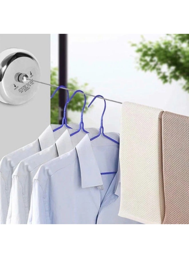 OlBuWa Retractable Clotheslines SUS304 Clothes Dryer with Adjustable Rope Shower Clothes Line - Image 1