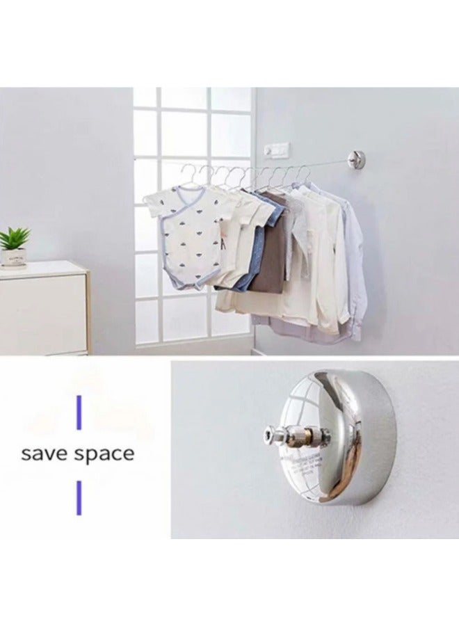 OlBuWa Retractable Clotheslines SUS304 Clothes Dryer with Adjustable Rope Shower Clothes Line - Image 5