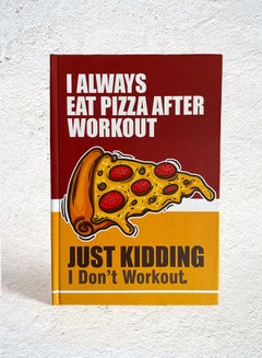 Noota NOOTA A5 PIZZA WORKOUT LINED NOTEBOOK  - Image 1