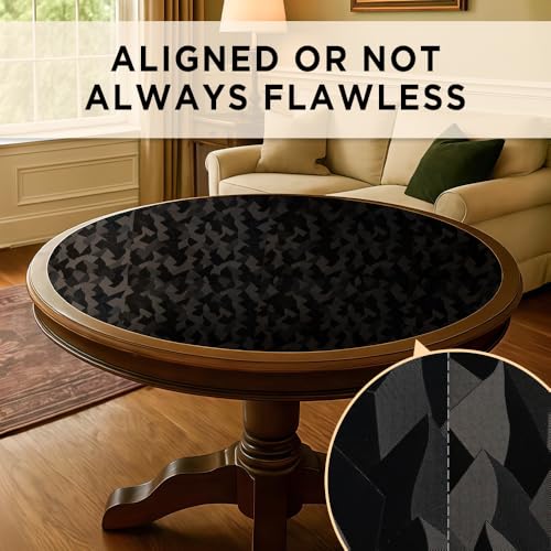 auxua Black Textured Peel and Stick Wallpaper 17" x 78.7"– Easy to Use with Thickened Material and Strong Adhesive, Renter‑Friendly Wall Paper for Bedroom, Bathroom - Image 2