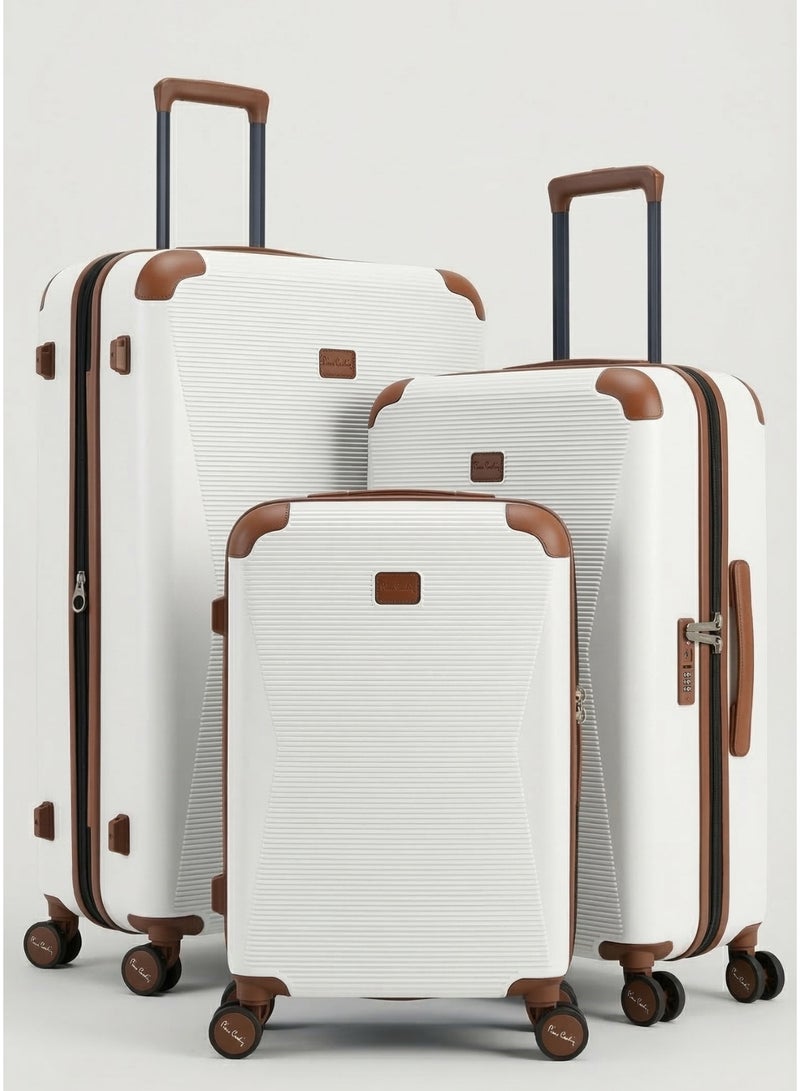 3-Piece Polycarbonate Hard Shell Luggage Set of 3 with Spinner Wheels & TSA Lock - Image 1