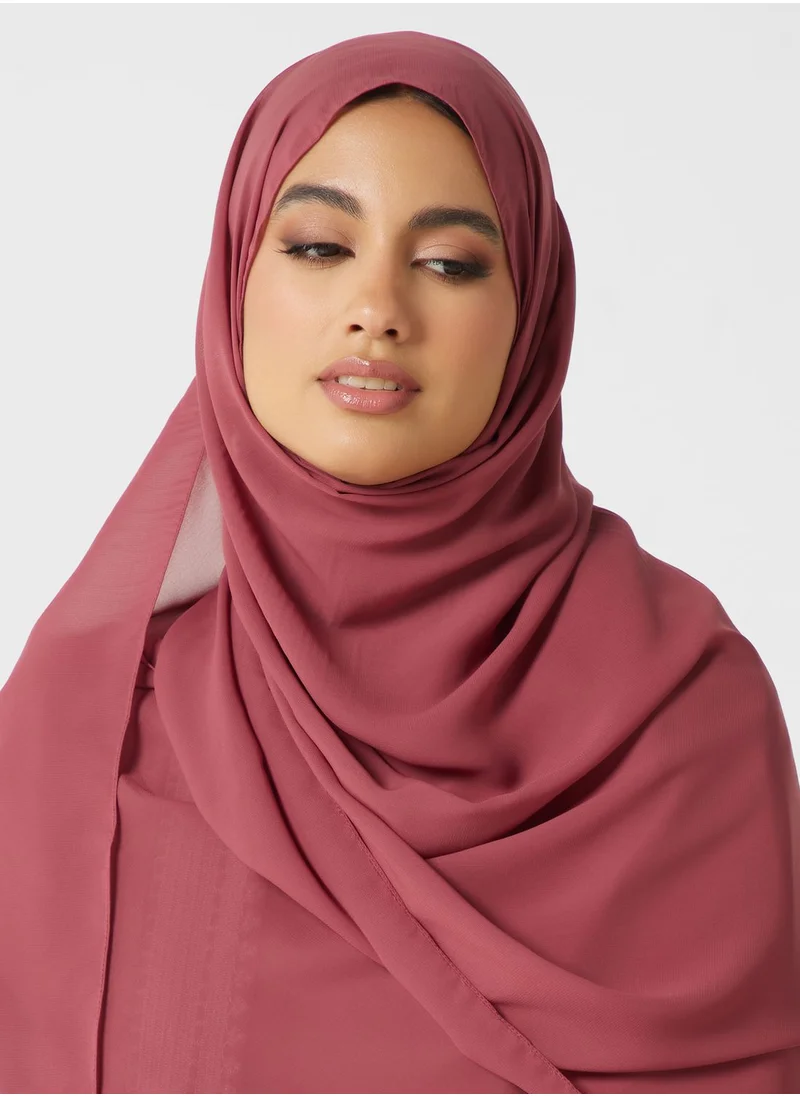 hayas closet Embroidered Cape Sleeve Abaya